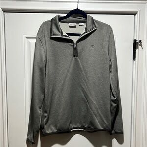 Timberland Gray Zip Up Sweater size large